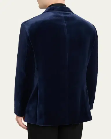 Brunello Cucinelli Men's Velvet Tuxedo Jacket | Thumbnail 3