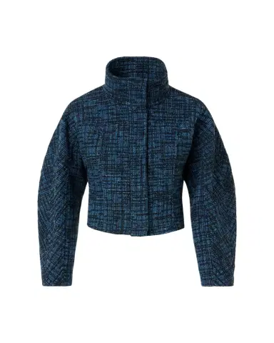 Akris punto Raw Denim Tweed Zip Jacket | Thumbnail 1
