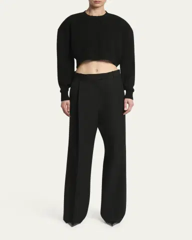 Tom Ford Pleated Wool-Blend Trousers | Thumbnail 2 Tom Ford Pleated Wool-Blend Trousers | Thumbnail 2