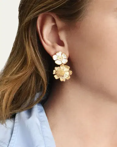 Anabel Aram Jewelry Wildflowers Mixed Drop Earrings | Thumbnail 2
