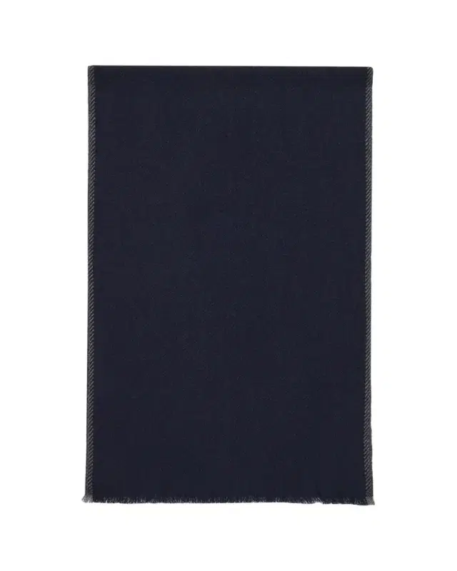 Brunello Cucinelli Men's Cashmere Contrast-Trim Scarf