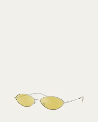 Ray-Ban RB3757 Oval Metal Sunglasses | Thumbnail 2