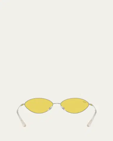 Ray-Ban RB3757 Oval Metal Sunglasses | Thumbnail 4