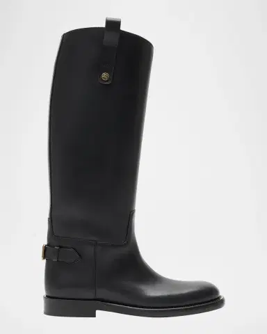 Burberry Cavalier Knee-High Leather Riding Boots | Thumbnail 2 Burberry Cavalier Knee-High Leather Riding Boots | Thumbnail 2