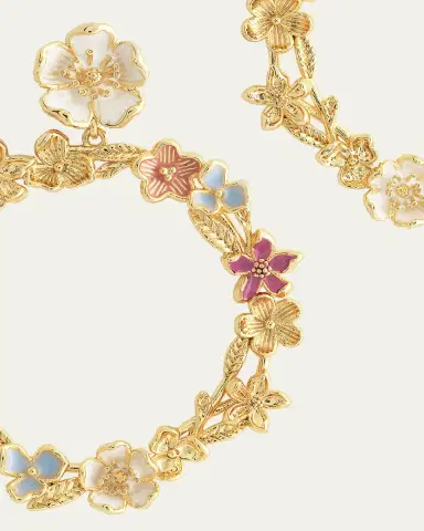 Anabel Aram Jewelry Wildflowers Gathered Hoop Earrings | Thumbnail 4