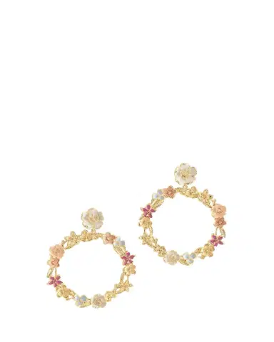 Anabel Aram Jewelry Wildflowers Gathered Hoop Earrings | Thumbnail 1