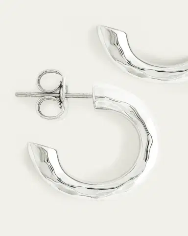 Anabel Aram Jewelry Farrier Huggie Hoop Earrings | Thumbnail 3