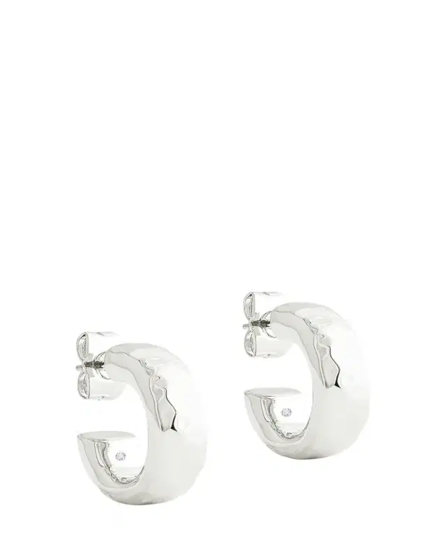 Anabel Aram Jewelry Farrier Huggie Hoop Earrings