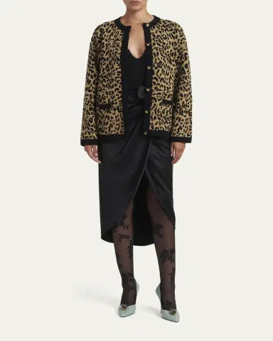 Valentino Garavani Draped Silk Bow Midi Tulip Skirt | Thumbnail 2 Valentino Garavani Draped Silk Bow Midi Tulip Skirt | Thumbnail 2