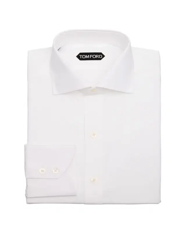 Men's Cotton Slim-Fit Dress Shirt