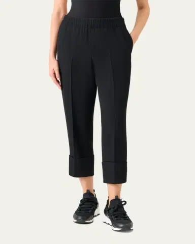 Akris punto Farell Wool-Twill Slim-Leg Crop Pants | Thumbnail 3 Akris punto Farell Wool-Twill Slim-Leg Crop Pants | Thumbnail 3