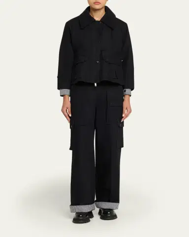 3.1 Phillip Lim Utility Cargo Pants with Contrast Cuffs | Thumbnail 2 3.1 Phillip Lim Utility Cargo Pants with Contrast Cuffs | Thumbnail 2