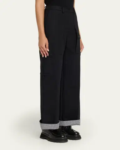 3.1 Phillip Lim Utility Cargo Pants with Contrast Cuffs | Thumbnail 4 3.1 Phillip Lim Utility Cargo Pants with Contrast Cuffs | Thumbnail 4
