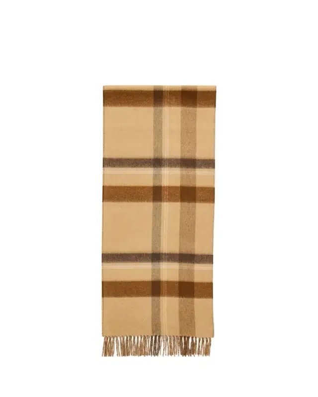 Begg x Co Men's Taransay Check Cashmere Scarf