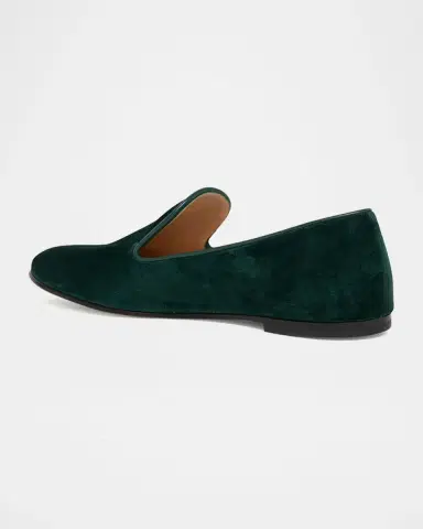 Gianvito Rossi Suede Slip-On Loafers | Thumbnail 6