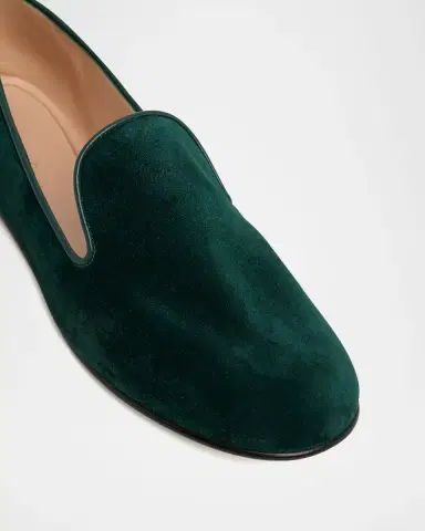 Gianvito Rossi Suede Slip-On Loafers | Thumbnail 7