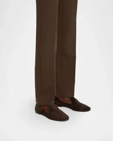 Gianvito Rossi Suede Slip-On Loafers | Thumbnail 9