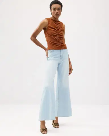 FRAME Le Palazzo Crop Jeans | Thumbnail 4 FRAME Le Palazzo Crop Jeans | Thumbnail 4