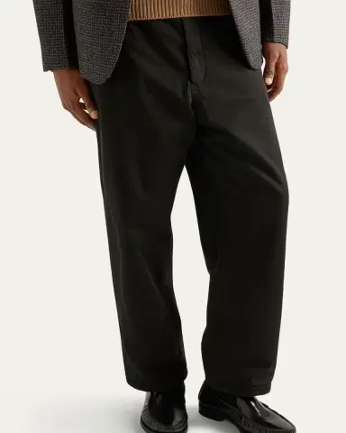 Prada Men's Cotton Gabardine Flat-Front Pants | Thumbnail 4