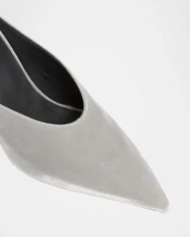 Alaïa Cube Velvet Wedge Mules | Thumbnail 2