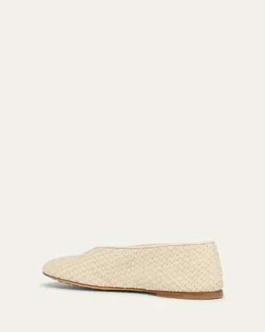 Bottega Veneta Rosa Merino Shearling Ballerina Flats | Thumbnail 2