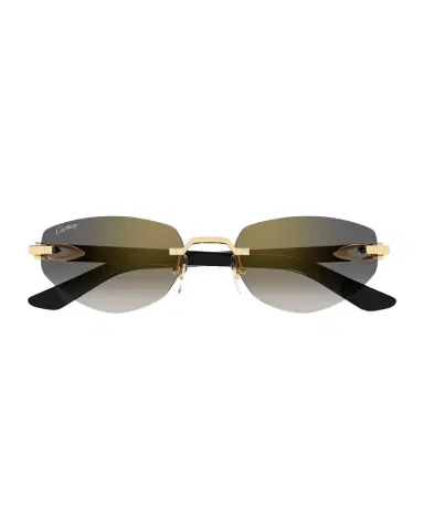 Cartier C Decor Cat-Eye Metal Sunglasses | Thumbnail 1