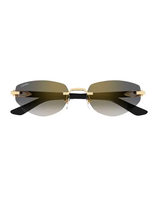 C Decor Cat-Eye Metal Sunglasses