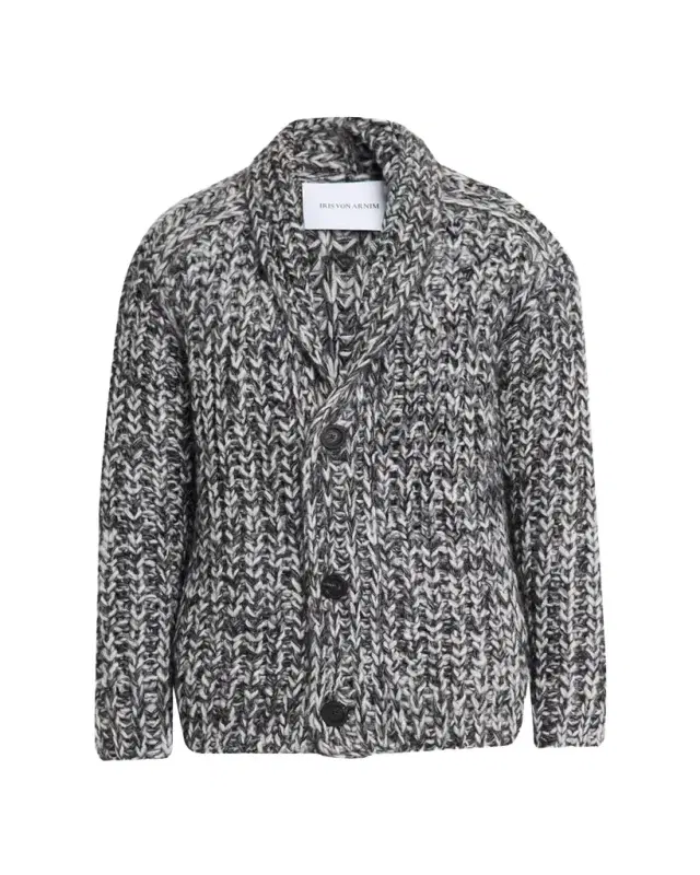 Men's Basilius Cashmere-Silk Oversized Fit Cardigan