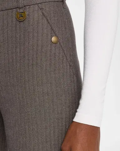 Burberry Anne Herringbone Skinny-Leg Jodhpur Pants | Thumbnail 9 Burberry Anne Herringbone Skinny-Leg Jodhpur Pants | Thumbnail 9