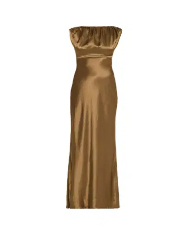 ANNA QUAN Ophelia Satin Column Dress | Thumbnail 1 ANNA QUAN Ophelia Satin Column Dress | Thumbnail 1