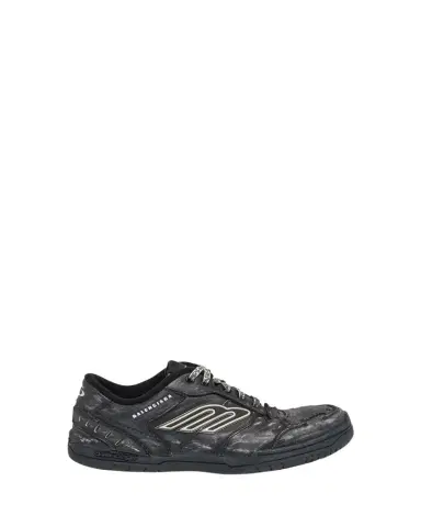 Balenciaga Men's Hamptons Calfskin Low-Top Sneakers | Thumbnail 1 Balenciaga Men's Hamptons Calfskin Low-Top Sneakers | Thumbnail 1