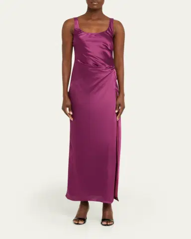 ANNA QUAN Etta Satin Column Dress | Thumbnail 2 ANNA QUAN Etta Satin Column Dress | Thumbnail 2