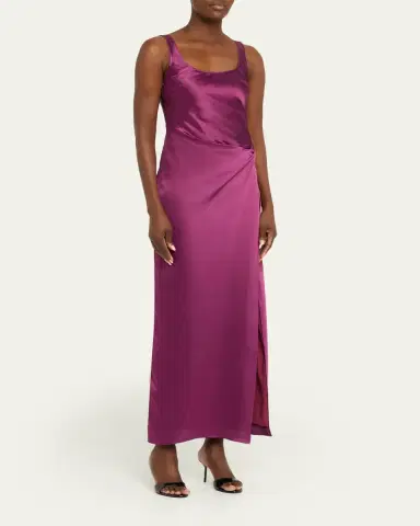 ANNA QUAN Etta Satin Column Dress | Thumbnail 4 ANNA QUAN Etta Satin Column Dress | Thumbnail 4