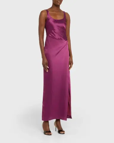 ANNA QUAN Etta Satin Column Dress | Thumbnail 8 ANNA QUAN Etta Satin Column Dress | Thumbnail 8