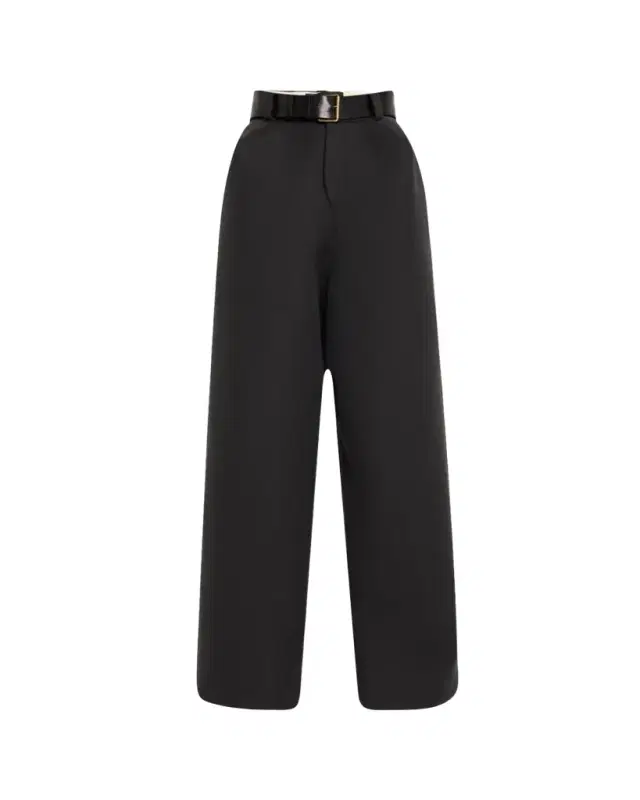 Tailored Wide-Leg Volume Pants