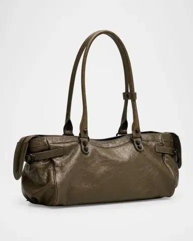 Balenciaga Le City East-West Shoulder Bag in Leather | Thumbnail 12 Balenciaga Le City East-West Shoulder Bag in Leather | Thumbnail 12