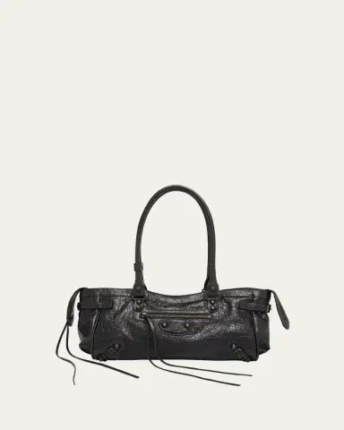Balenciaga Le City East-West Shoulder Bag in Leather | Thumbnail 6 Balenciaga Le City East-West Shoulder Bag in Leather | Thumbnail 6