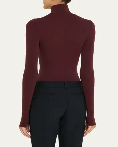 Commando Matte Long-Sleeve Turtleneck Bodysuit | Thumbnail 6