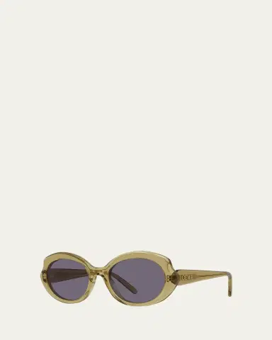 Loewe Mini Oval Slim Sunglasses | Thumbnail 2 Loewe Mini Oval Slim Sunglasses | Thumbnail 2
