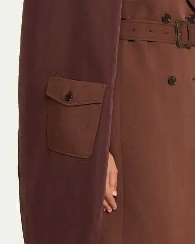 BESFXXK Bomber Layered Trench Coat | Thumbnail 2