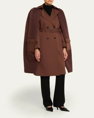 BESFXXK Bomber Layered Trench Coat | Thumbnail 3