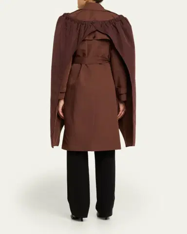 BESFXXK Bomber Layered Trench Coat | Thumbnail 4