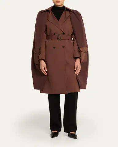 BESFXXK Bomber Layered Trench Coat | Thumbnail 5