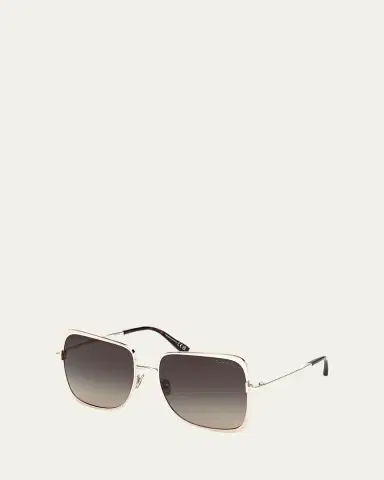 TOM FORD Chloe 52mm Oval Acetate Sunglasses | Thumbnail 2