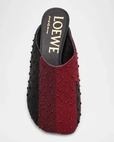 Loewe x Albers Toy Embroidered Canvas Mules | Thumbnail 3