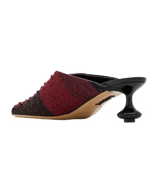 x Albers Toy Embroidered Canvas Mules