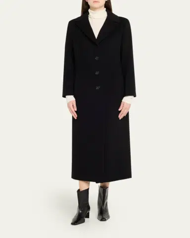 Cinzia Rocca Long 3-Button Notch Collar Coat | Thumbnail 2 Cinzia Rocca Long 3-Button Notch Collar Coat | Thumbnail 2