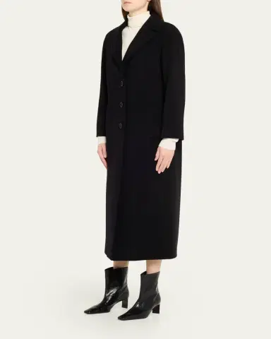 Cinzia Rocca Long 3-Button Notch Collar Coat | Thumbnail 4 Cinzia Rocca Long 3-Button Notch Collar Coat | Thumbnail 4