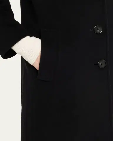 Cinzia Rocca Long 3-Button Notch Collar Coat | Thumbnail 5 Cinzia Rocca Long 3-Button Notch Collar Coat | Thumbnail 5