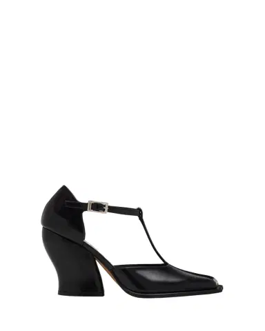 Loewe Onda Leather T-Bar Pumps | Thumbnail 1 Loewe Onda Leather T-Bar Pumps | Thumbnail 1
